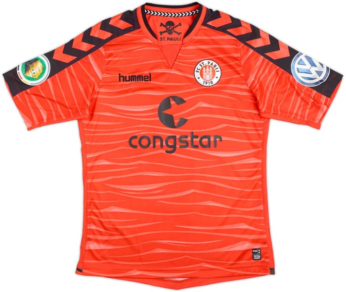 2015-16 St Pauli Match Issue DFB-Pokal Third Shirt Startsev #34