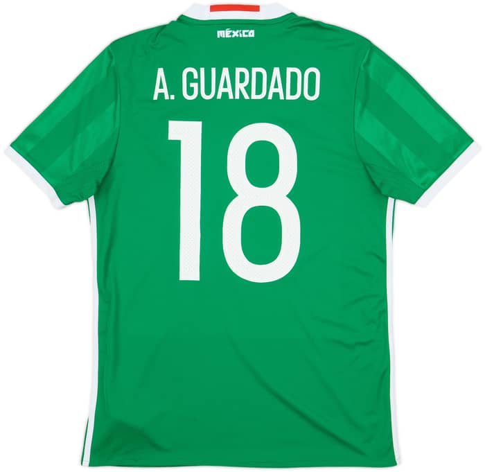 2016-17 Mexico Copa America Home Shirt A.Guardado #18 - 8/10 - (M)
