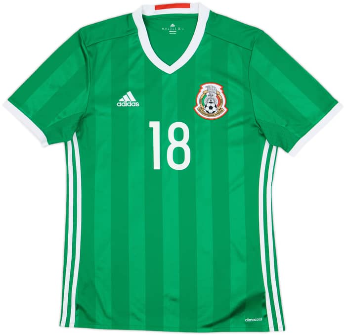 2016-17 Mexico Copa America Home Shirt A.Guardado #18 - 8/10 - (M)