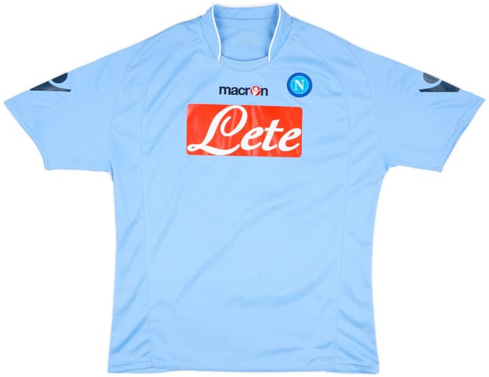 2009-10 Napoli Home Shirt Lavezzi #7 - 6/10 - (M)