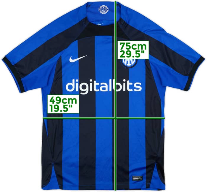 2022-23 Inter Milan Home Shirt - 9/10 - (M)