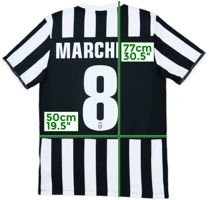 2013-14 Juventus Home Shirt Marchisio #8 - 9/10 - (M)