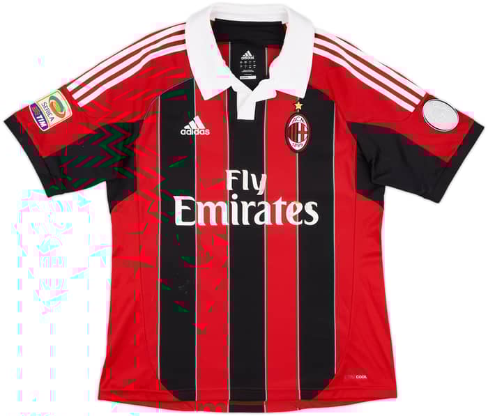 2012-13 AC Milan Home Shirt Mexes #5 - 4/10 - (L)