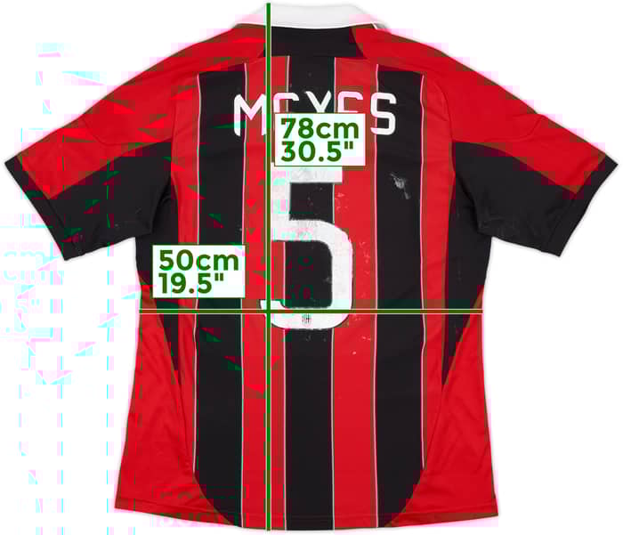 2012-13 AC Milan Home Shirt Mexes #5 - 4/10 - (L)