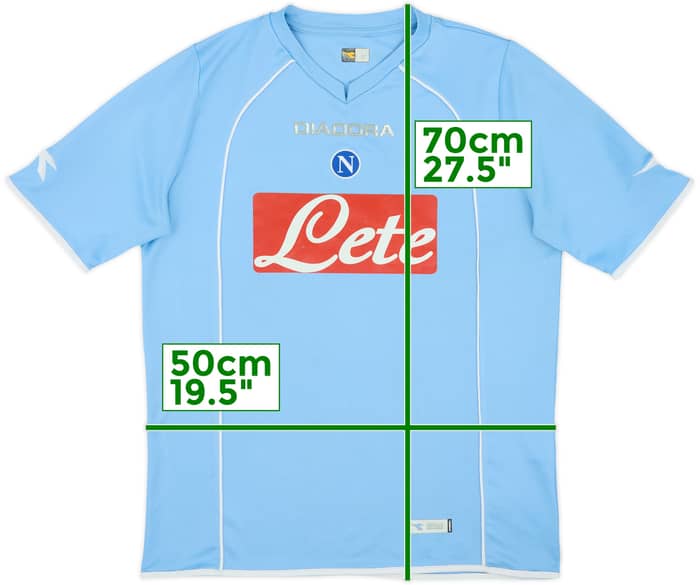 2006-07 Napoli Home Shirt - 6/10 - (L)