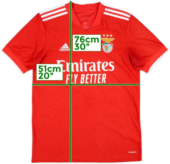 2021-22 Benfica Home Shirt - 4/10 - (M)