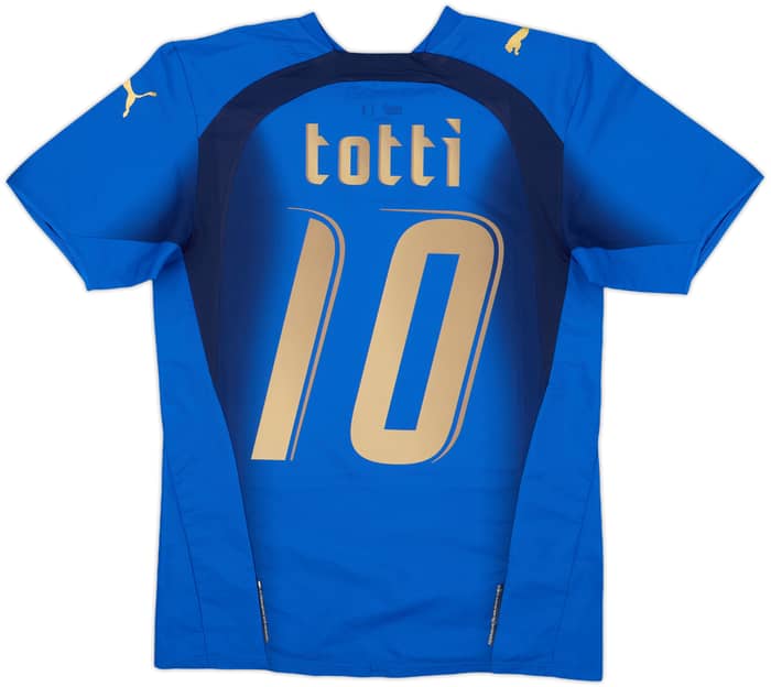 2006 Italy Home Shirt Totti #10 - 8/10 - (XS)
