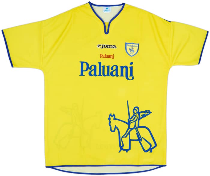 2001-02 Chievo Verona Home Shirt Corradi #9 - 7/10 - (XL)