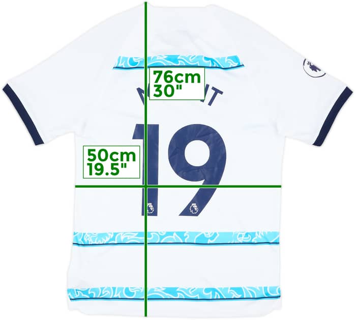 2022-23 Chelsea Away Shirt Mount #19 - 9/10 - (M)
