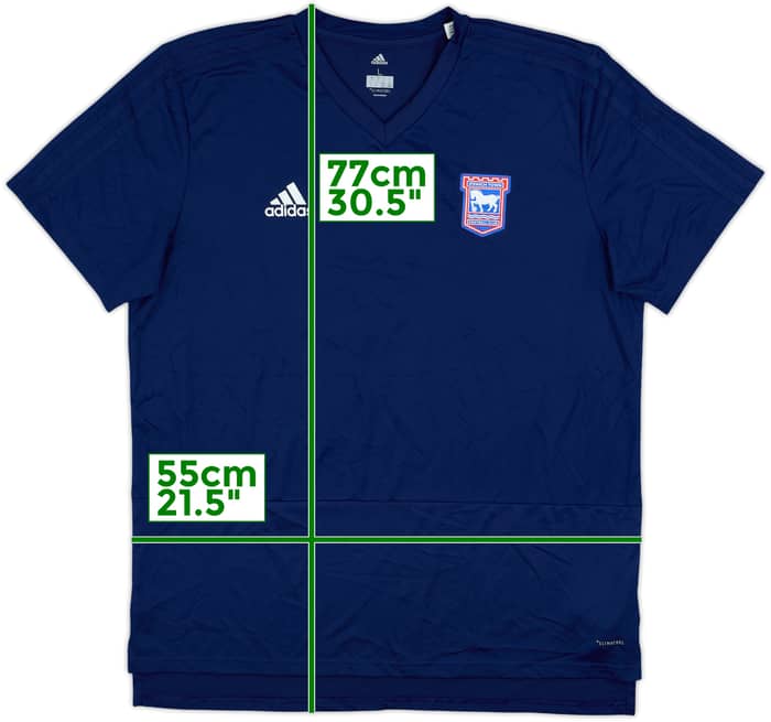 2018-19 Ipswich adidas Training Shirt - 10/10 - (L)