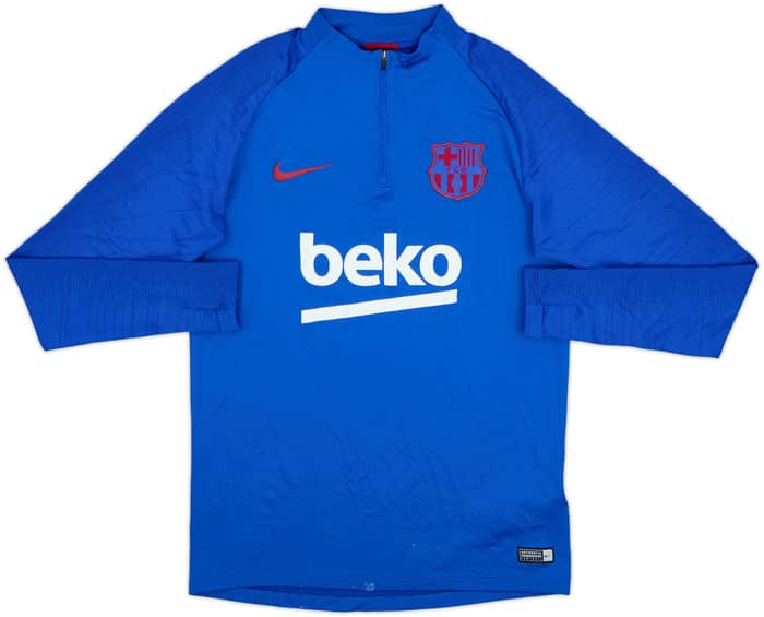 2019-20 Barcelona Nike 1/4 Zip Drill Top - 7/10 - (M)