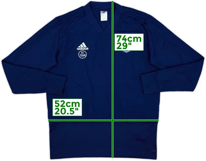 2017-18 Ipswich Player Issue adidas Drill Top - 6/10 - (L)