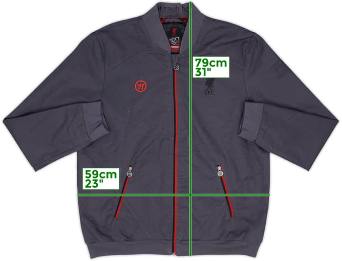 2013-14 Liverpool Warrior Track Jacket - 6/10 - (L)