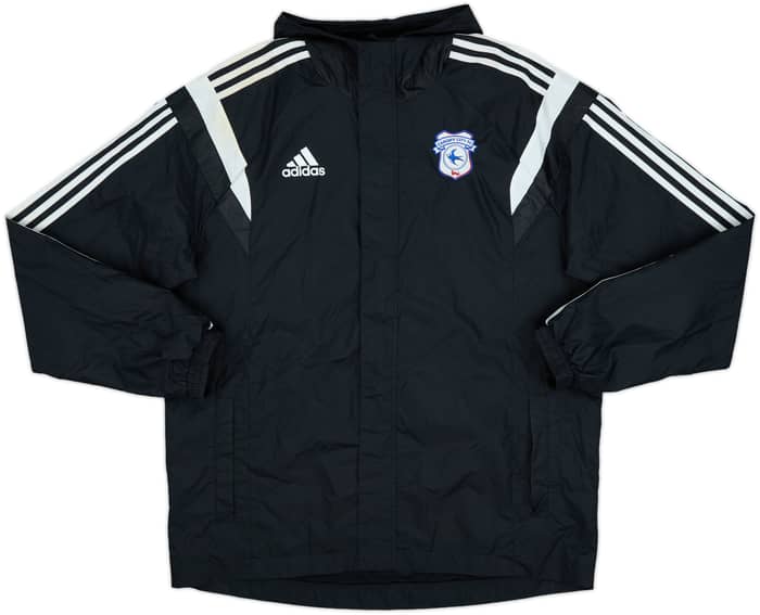 2015-16 Cardiff City adidas Hooded Track Jacket - 7/10 - (L)