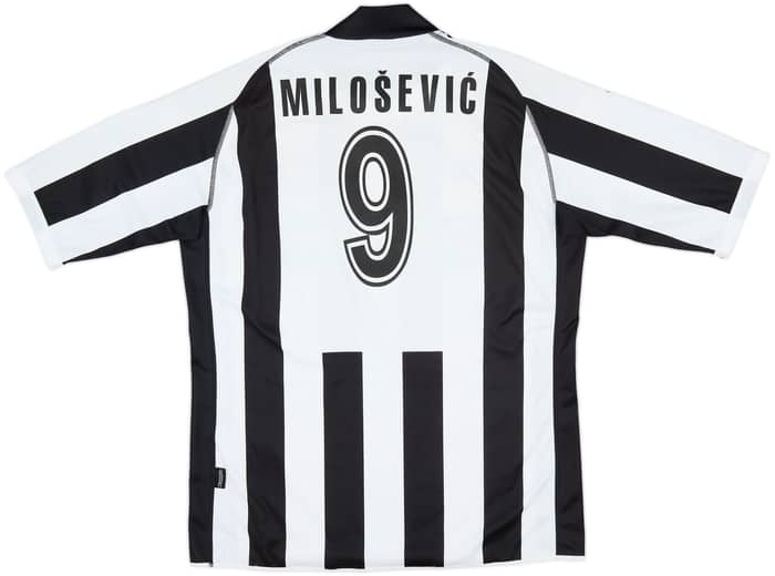 2003-04 FK Partizan Home Shirt Milosevic #9 - 8/10 - (XXL)