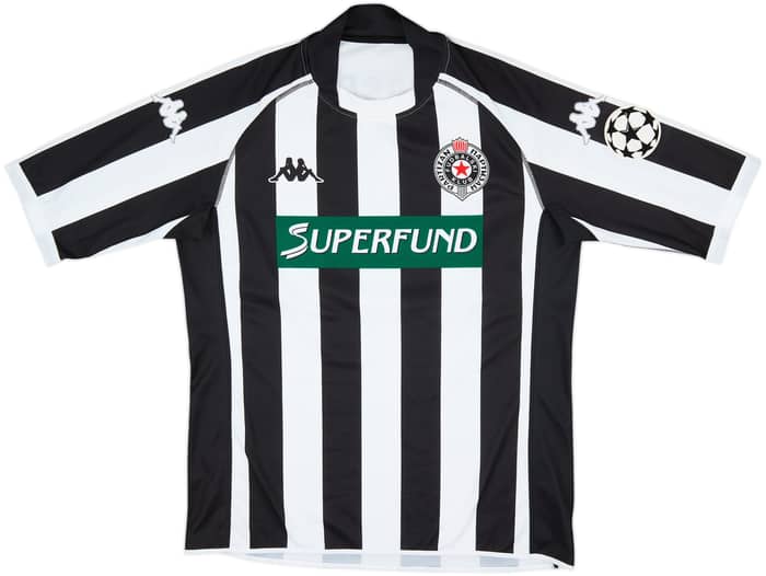 2003-04 FK Partizan Home Shirt Milosevic #9 - 8/10 - (XXL)
