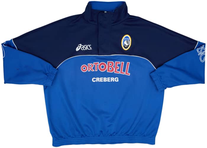 2001-02 Atalanta Asics 1/4 Zip Drill Top - 7/10 - (XXL)