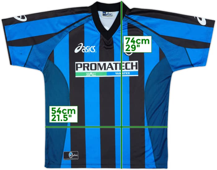 2004-05 Atalanta Basic '12 Uomo' Home Shirt - 8/10 - (XL)