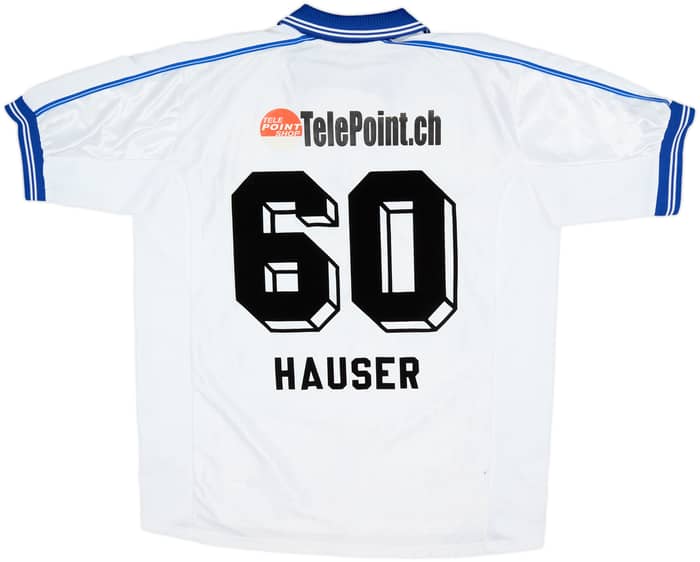 2002-03 Luzern Home Shirt Hauser #60 - 8/10 - (XL)