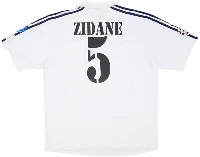 2002-03 Real Madrid Centenary Home Shirt Zidane #5 - 7/10 - (XL)