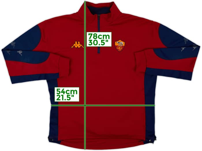2000-01 Roma Kappa 1/4 Zip Drill Top - 5/10 - (XL)