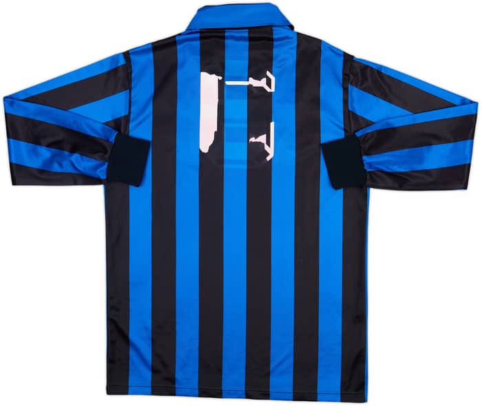 1990-91 Atalanta Home L/S Shirt #6 - 5/10 - (L)