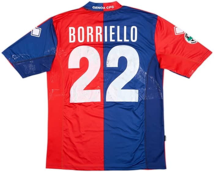 2007-08 Genoa Home Shirt Borriello #22 - 4/10 - (XL)