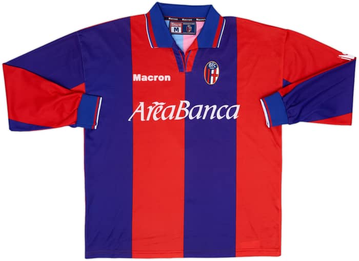 2001-02 Bologna Home L/S Shirt #9 - 7/10 - (M)