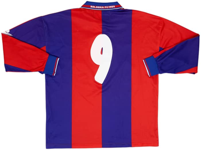 2001-02 Bologna Home L/S Shirt #9 - 7/10 - (M)