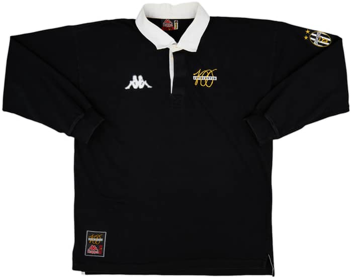 1997-98 Juventus Centenary Kappa Polo L/S Shirt - 8/10 - (XL)