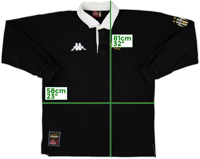 1997-98 Juventus Centenary Kappa Polo L/S Shirt - 8/10 - (XL)