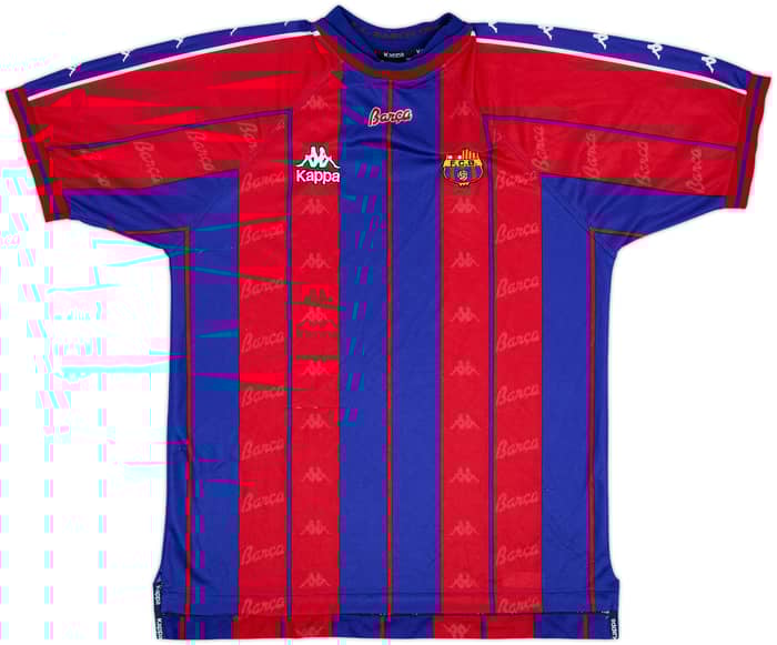 1997-98 Barcelona Home Shirt - 6/10 - (XL)