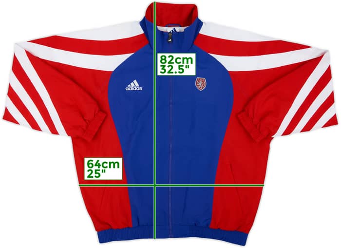 2000 Czech Republic Olympics adidas Track Jacket - 10/10 - (L/XL)