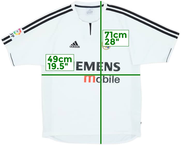 2003-04 Real Madrid Home Shirt - 4/10 - (S)