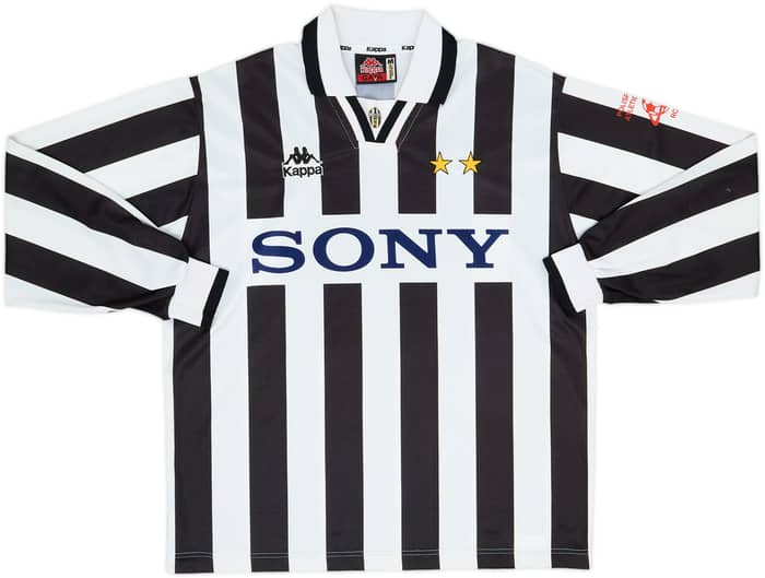 1995-97 Juventus Home L/S Shirt #2 - 5/10 - (M)