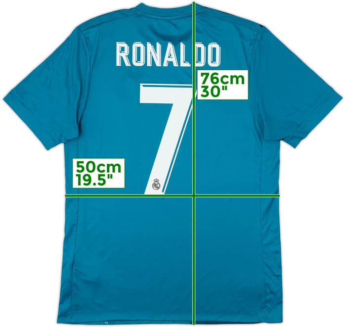 2017-18 Real Madrid Third Shirt Ronaldo #7 - 5/10 - (M)