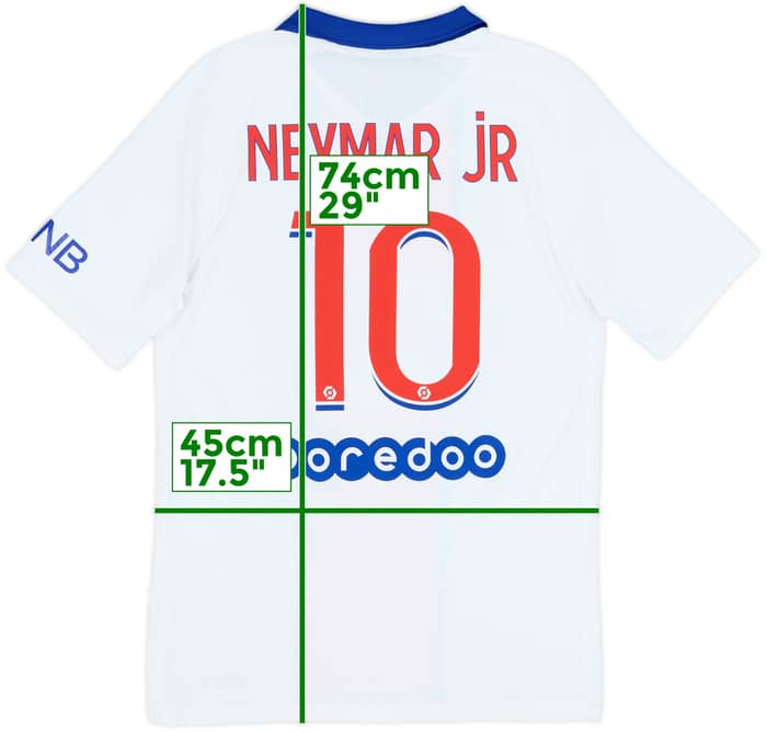 2020-21 Paris Saint-Germain Authentic Away Shirt Neymar Jr #10 - 8/10 - (S)