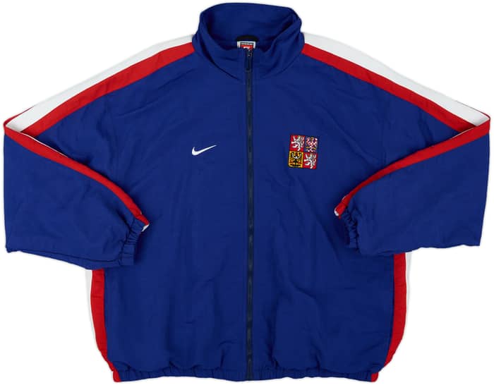 1996 Czech Republic Hockey Nike Track Jacket - 10/10 - (XL)