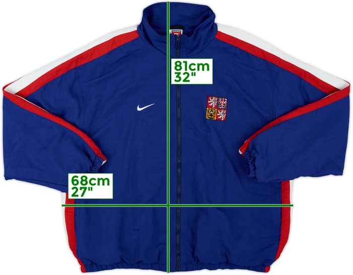 1996 Czech Republic Hockey Nike Track Jacket - 10/10 - (XL)
