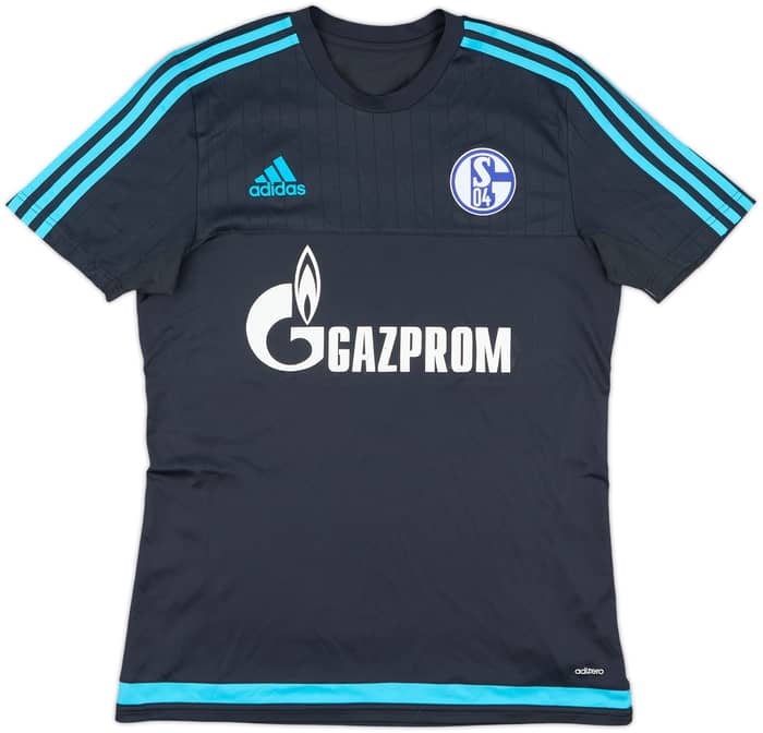 2015-16 Schalke adizero Training Shirt - 5/10 - (M)