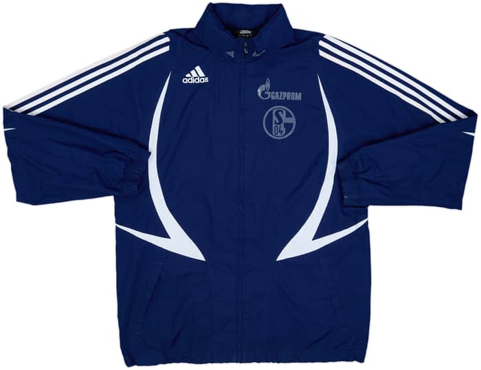 2007-08 Schalke adidas Hooded Rain Jacket - 3/10 - (M)