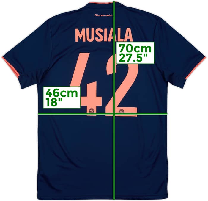 2019-20 Bayern Munich Third Shirt Musiala #42 - 9/10 - (S)