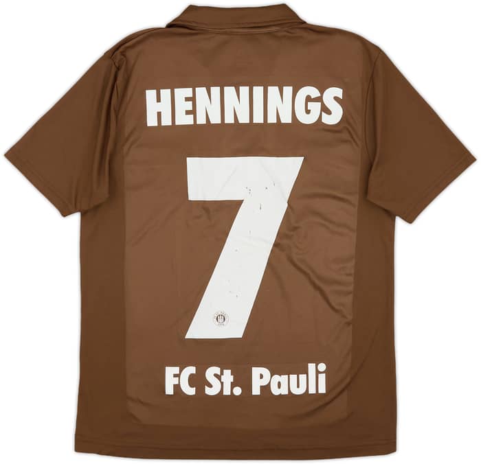 2009-10 St Pauli Home Shirt Hennings #7 - 6/10 - (L.Boys)
