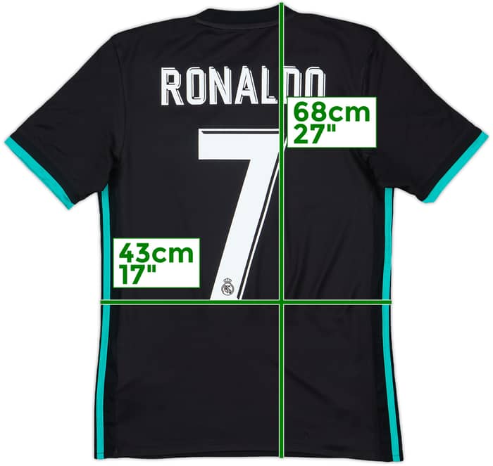 2017-18 Real Madrid Away Shirt Ronaldo #7 - 10/10 - (XS)