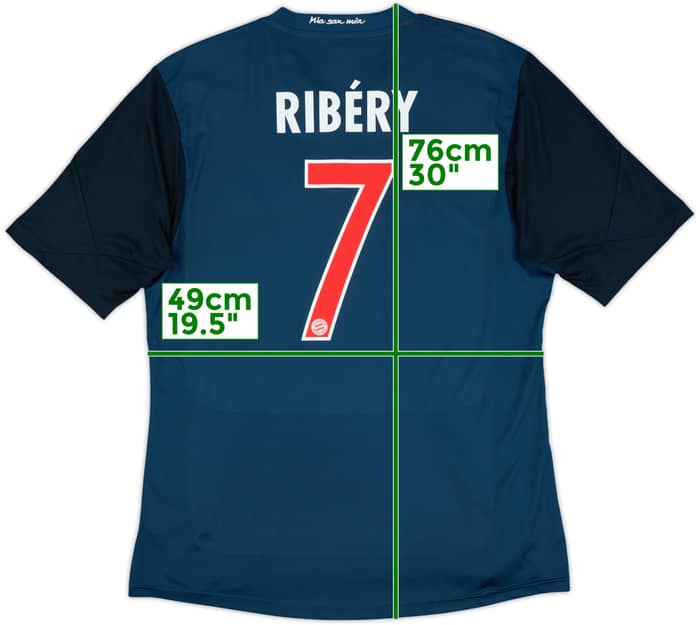 2013-14 Bayern Munich Third Shirt Ribery #7 - 5/10 - (L)