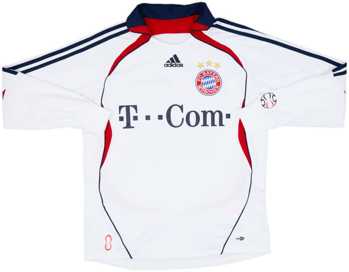 2006-07 Bayern Munich Away L/S Shirt #10 - 7/10 - (XL.Boys)