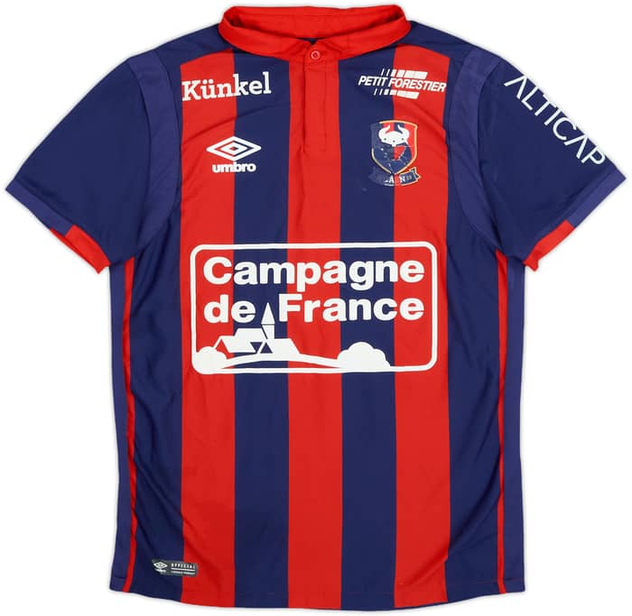 2016-17 Caen Home Shirt Seube #2 - 3/10 - (S)