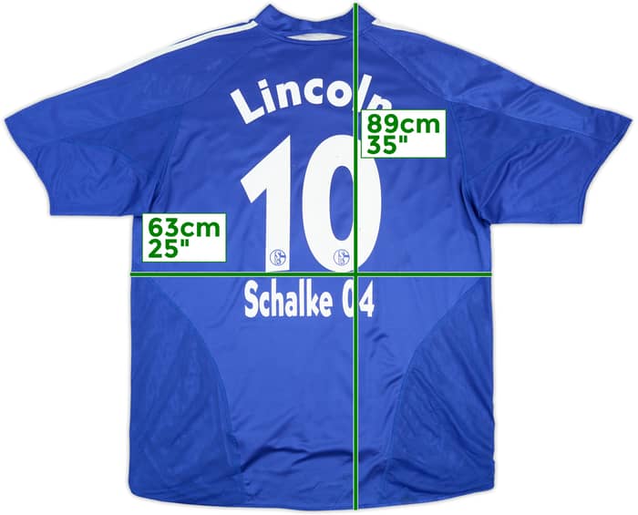 2004-05 Schalke Home Shirt Lincoln #10 - 4/10 - (XXL)