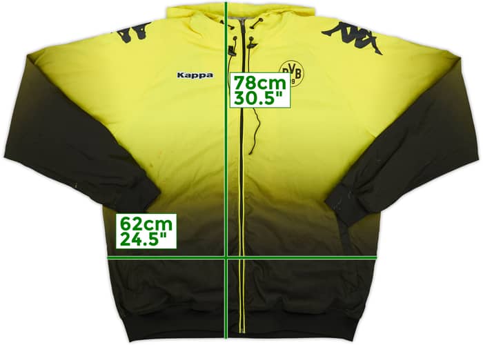 2009-10 Borussia Dortmund Kappa Hooded Track Jacket - 5/10 - (XXL)