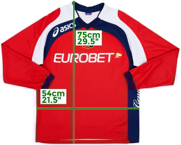 2009-10 Genoa Asics Sweat Top - 6/10 - (L)